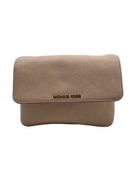 Michael Kors Bedford Pink Pebbled Leather Crossbody Bag